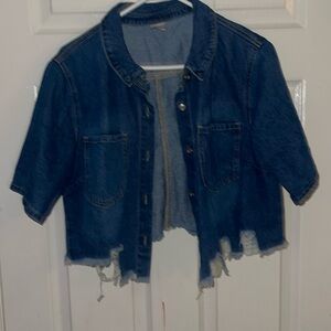 Cropped Jean jacket